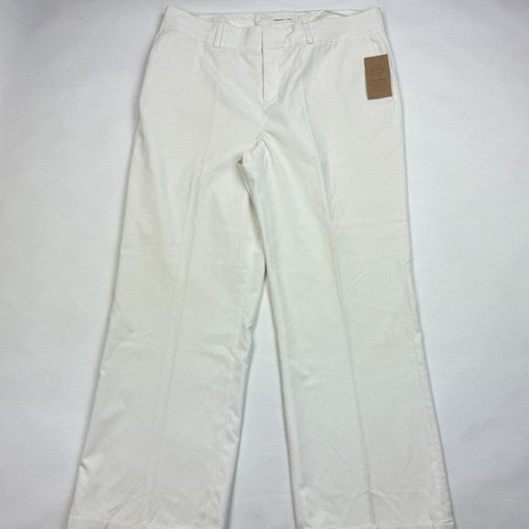 Coldwater Creek Whisper Corduroy Trouser Bootcut Pants Women W18 NWT *flaw Beige - Picture 1 of 15